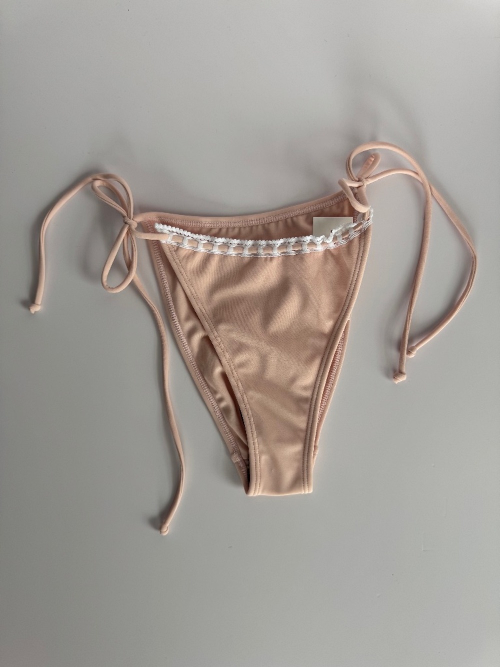PacSun Pink Tie Side String Bikini Bottoms Women's Small NWT